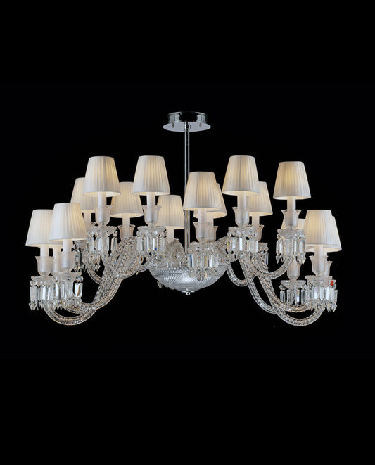 16 Lights Oval Lighting with Lampshades