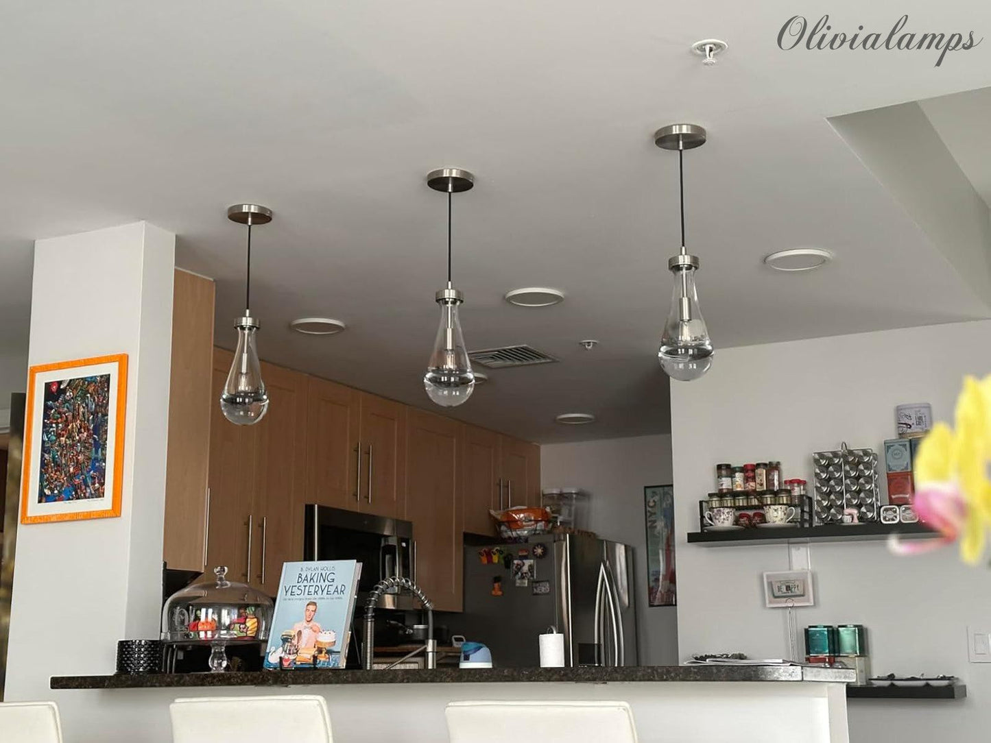 Soltaire Raindrop Pendant Light