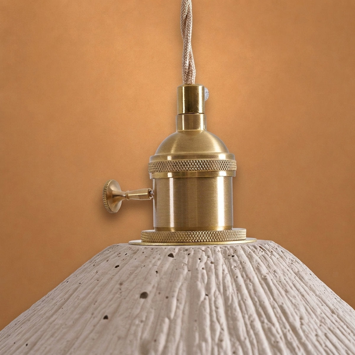 Raw Texture Cement Pendant Light Collection for Dining Room & Living Room