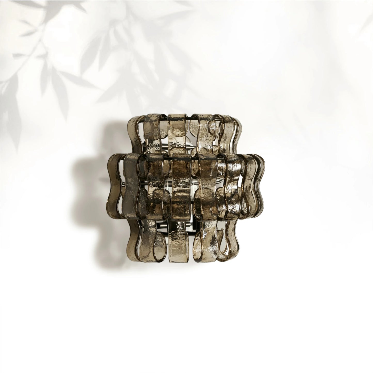 Ghiaccio Modern Glass Bedroom Wall Sconces