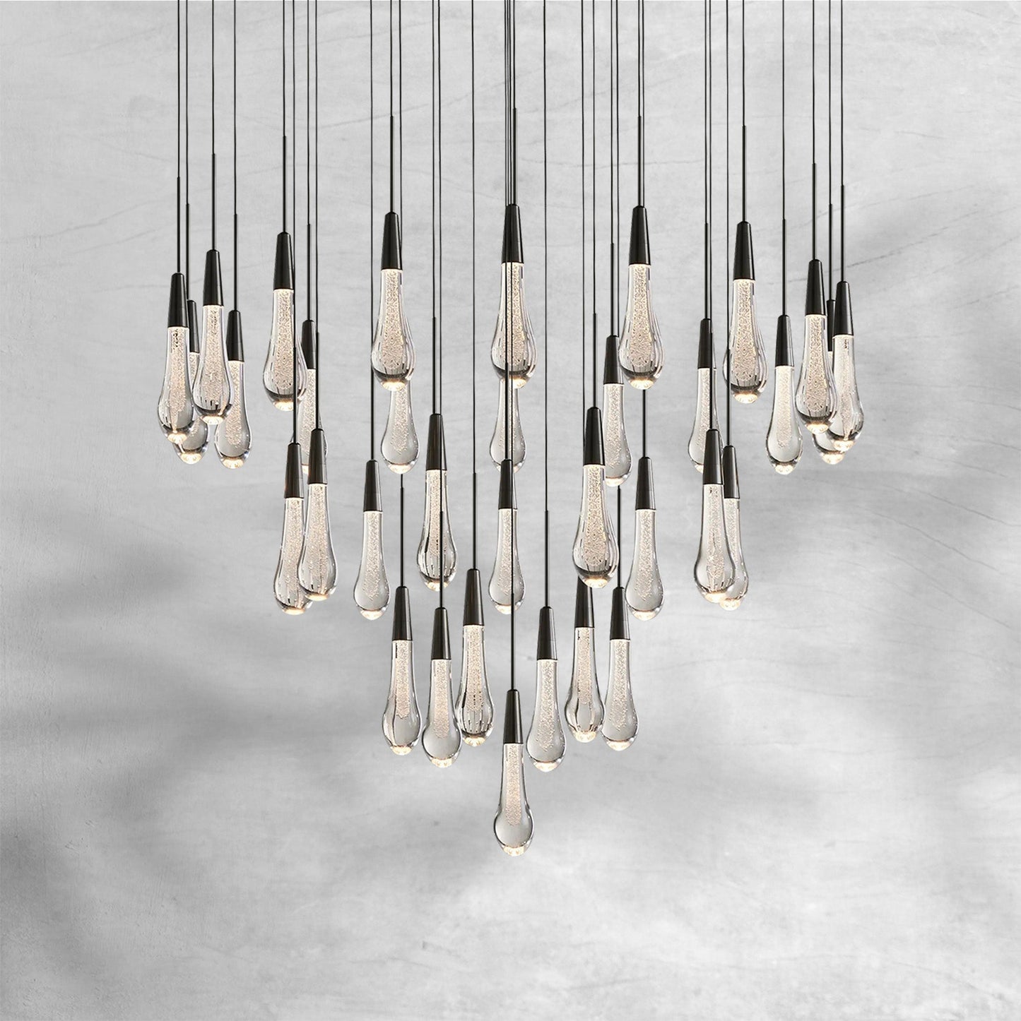 Soltaire Round Chandelier 17"24"36"48''58"