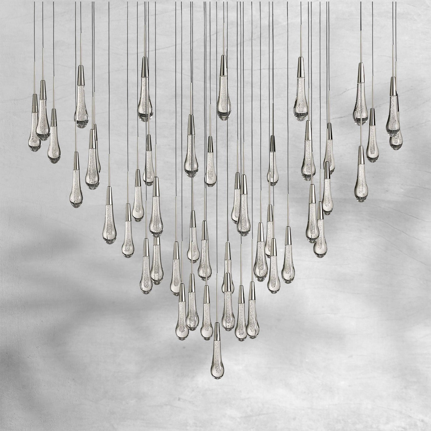 Soltaire Round Chandelier 17"24"36"48''58"