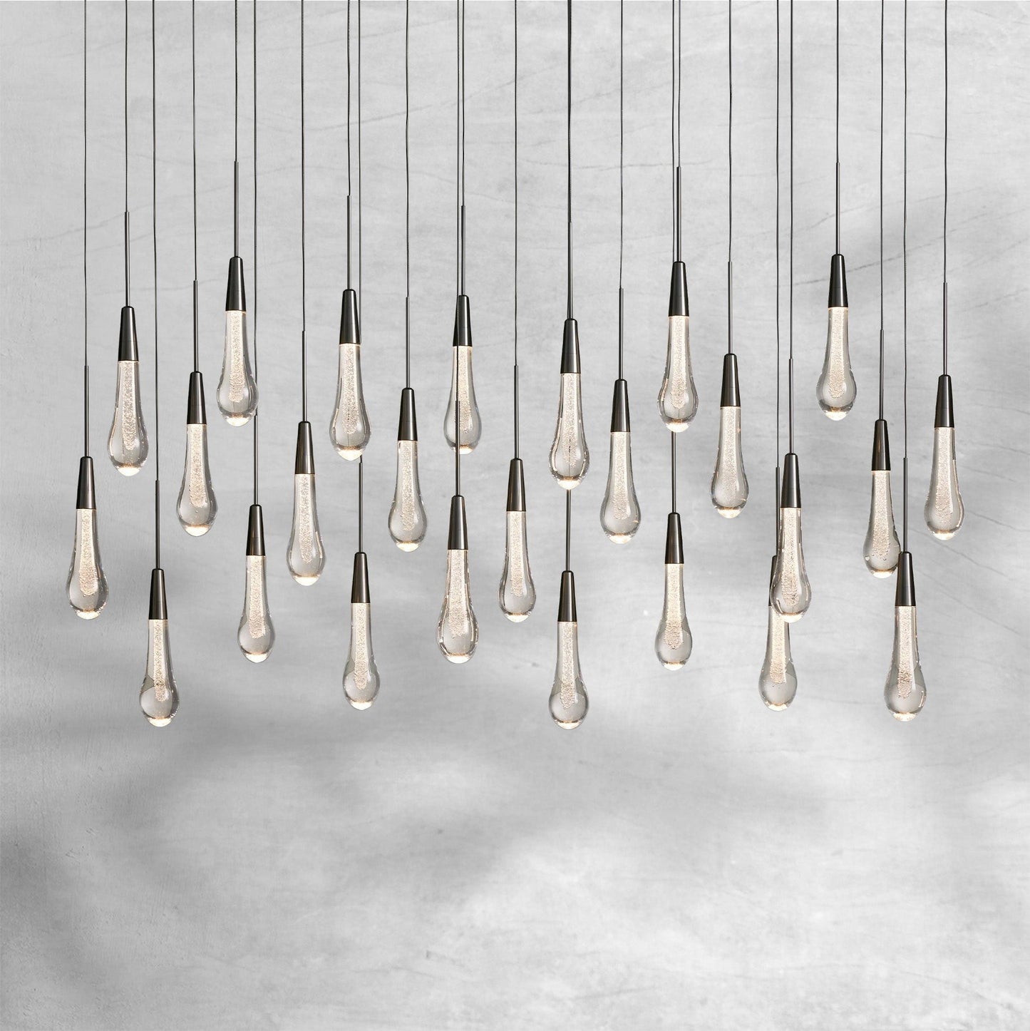 Soltaire Linear Chandelier 37"50"70"