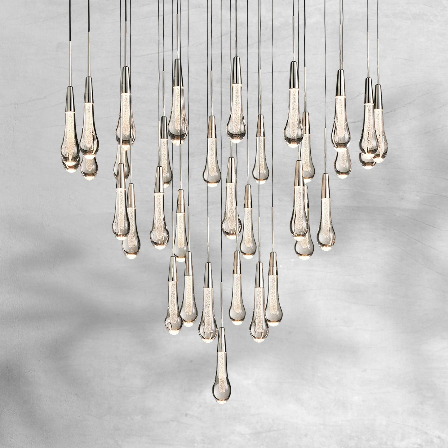 Soltaire Round Chandelier 17"24"36"48''58"