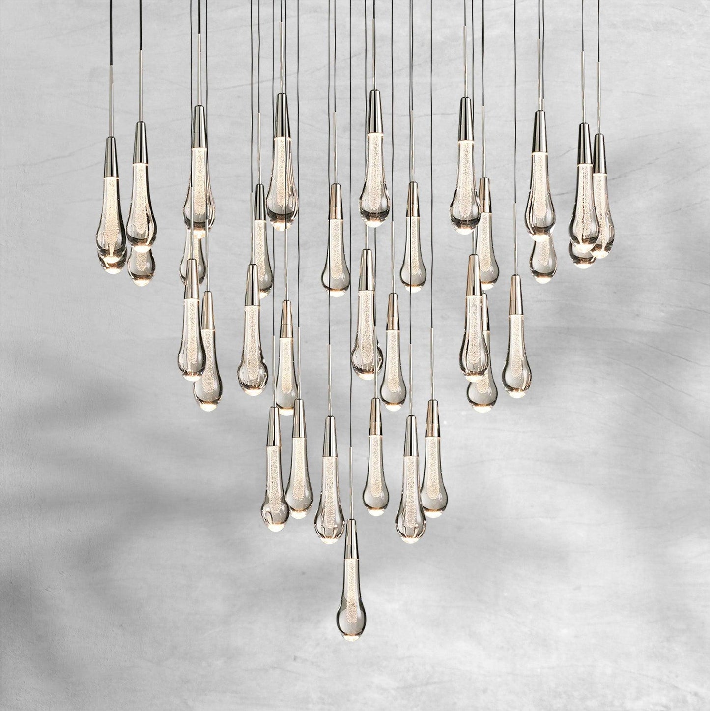 Soltaire Round Chandelier 17" 24" 36“ 48''58“