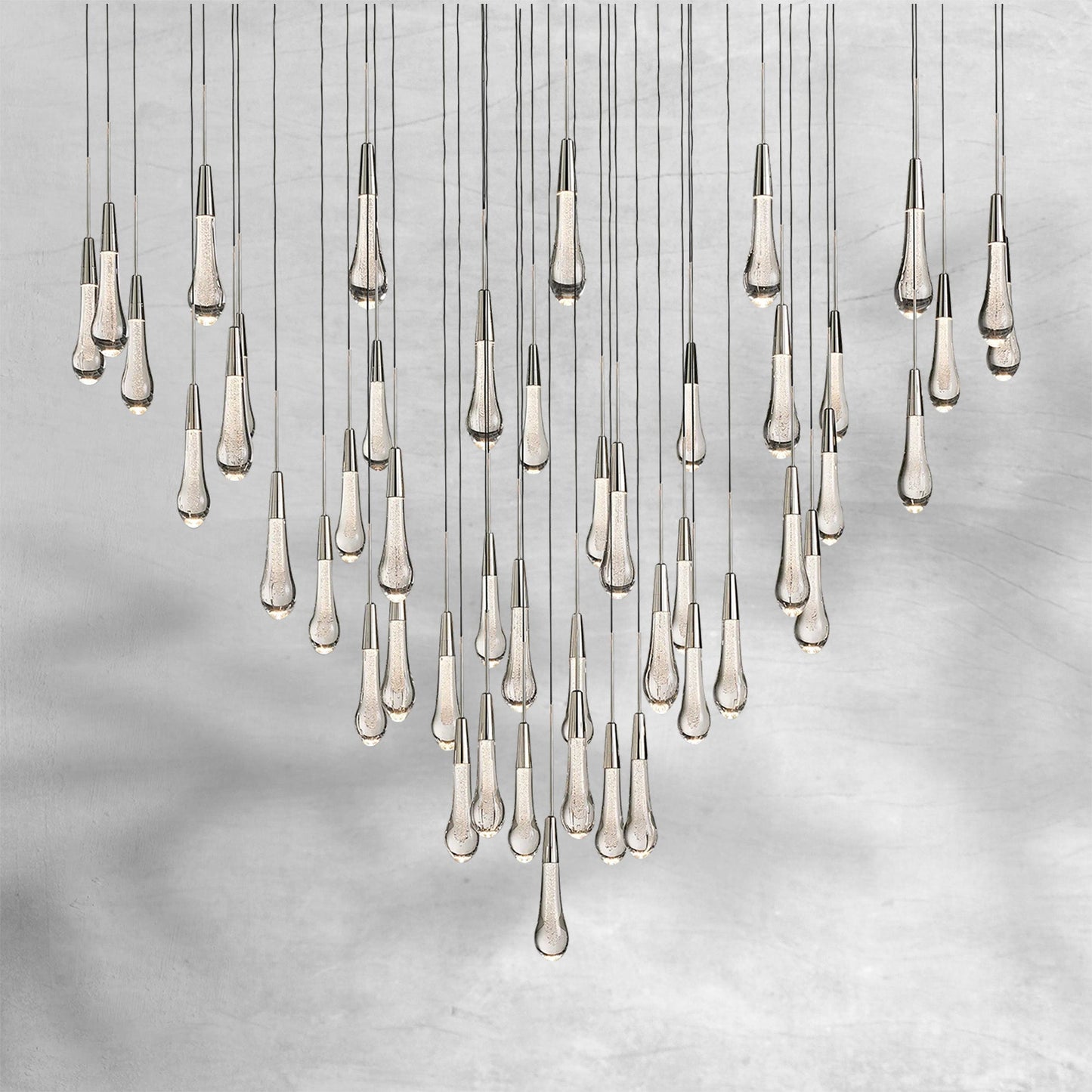 Soltaire Round Chandelier 17"24"36"48''58"