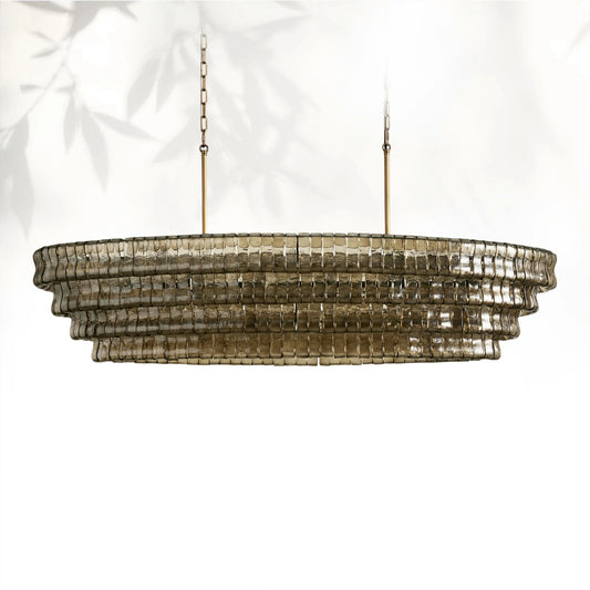 Ghiaccio Oval Chandelier