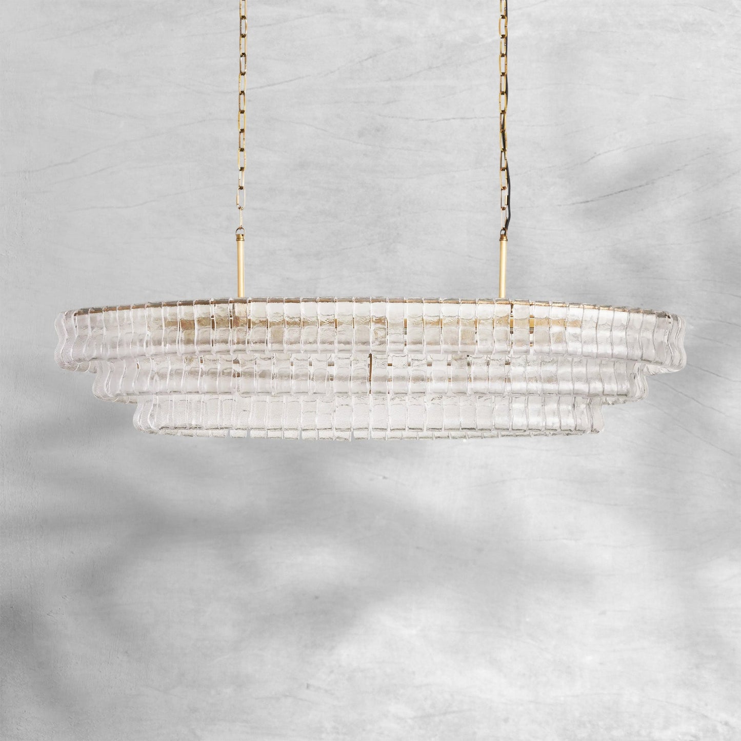 Ghiaccio Oval Chandelier