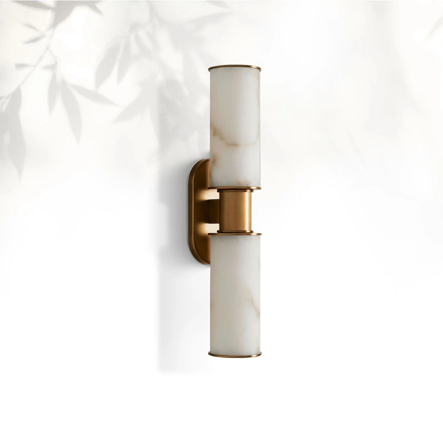 Horlin Alabaster 2-Light Wall Sconce