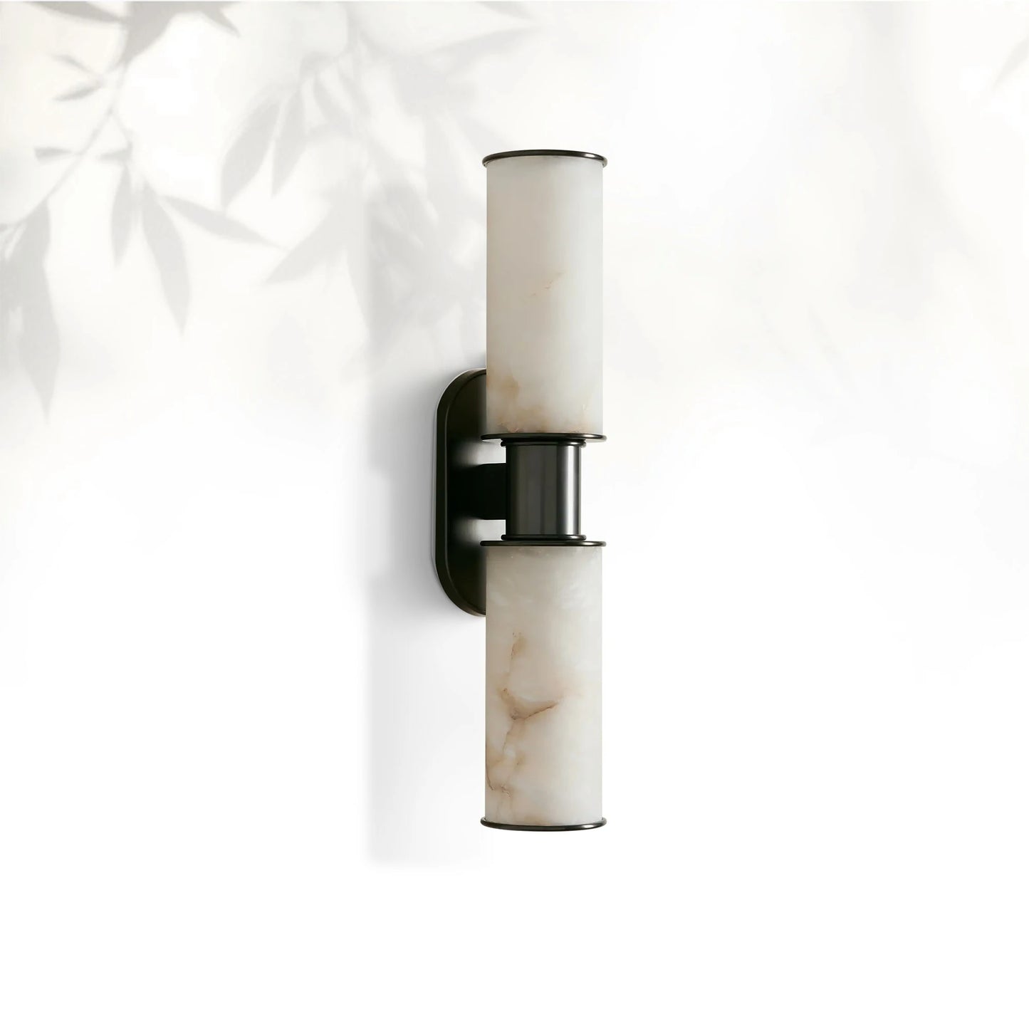 Horlin Alabaster 2-Light Wall Sconce