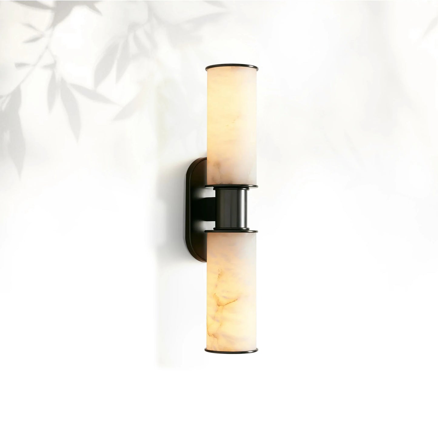 Horlin Alabaster 2-Light Wall Sconce