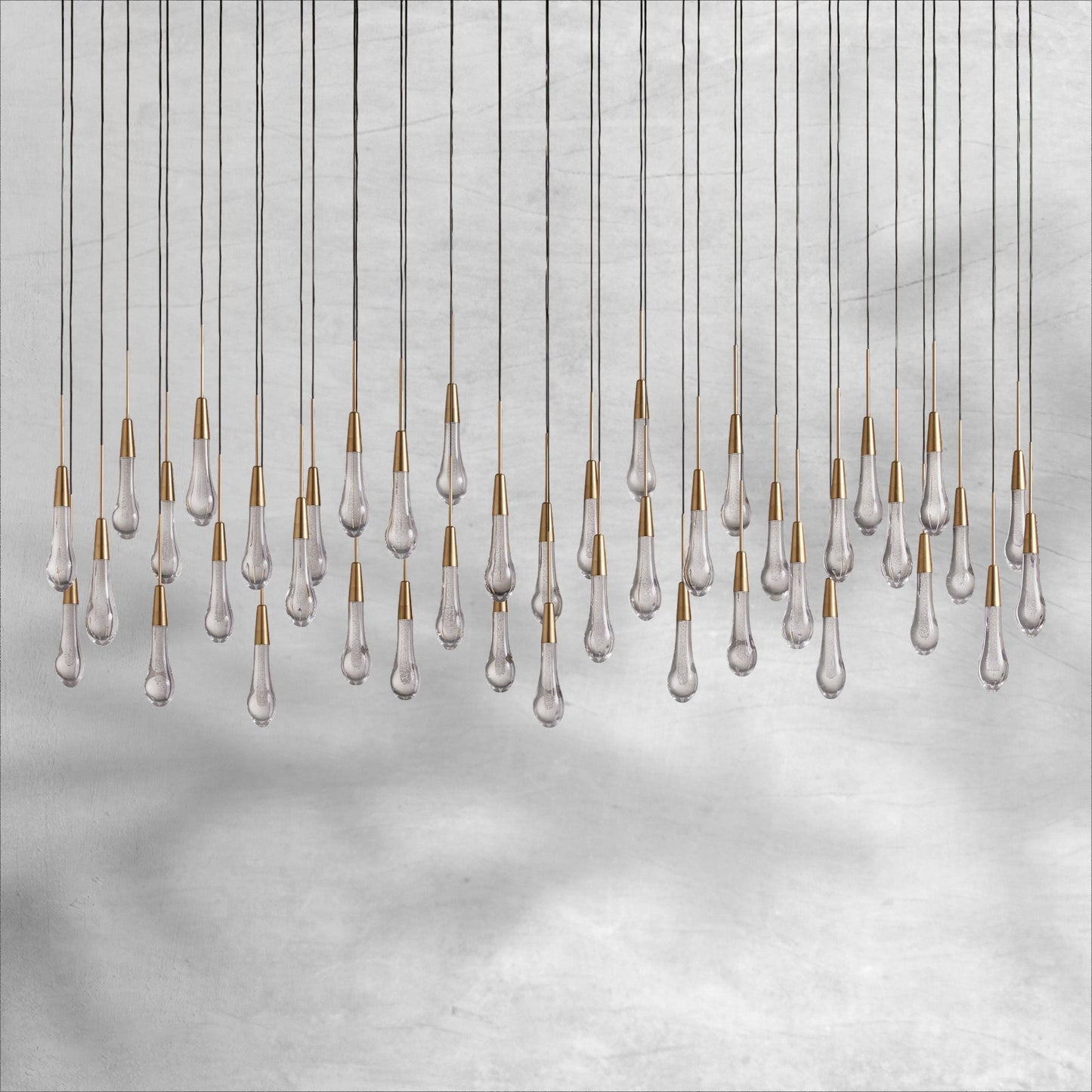 Soltaire Linear Chandelier 37"50"70"