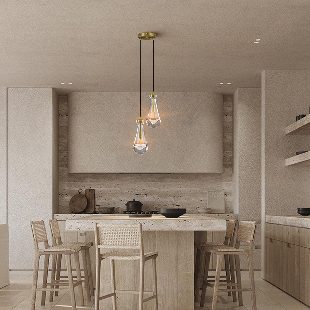 Soltaire Raindrops Round Chandelier
