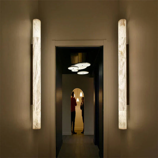Tarron Modern Alabaster Linear Wall Sconce