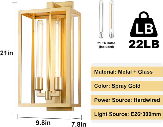 Outdoor Wall Sconce 21"