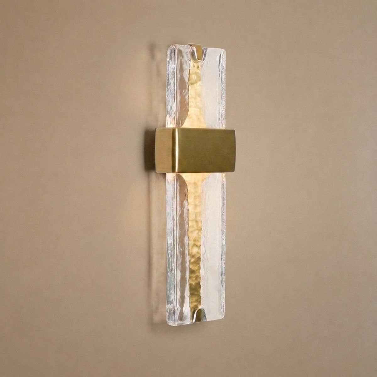 Torch Wall Lamp, 5.9-Inch x H 19.7-Inch, Gold, Warm Light for Living Room