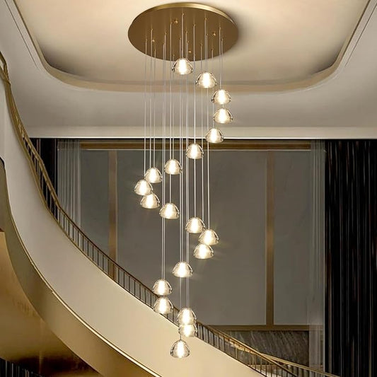 Crystal Staircase Chandelier