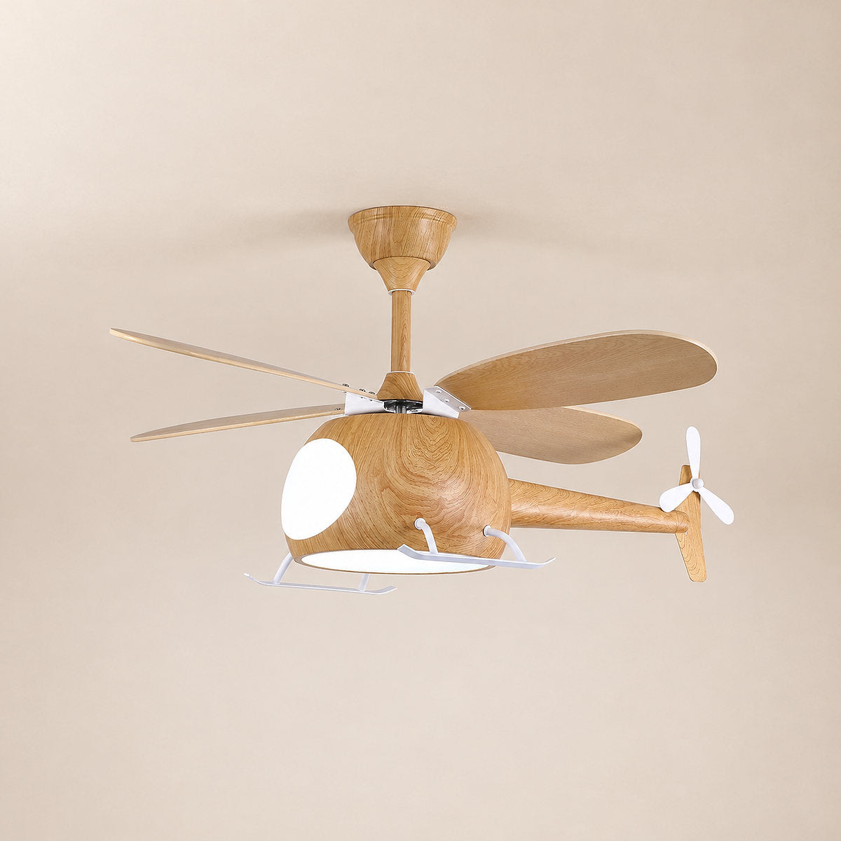 Tricolordeer Aviation Helicopter Ceiling Fan Light