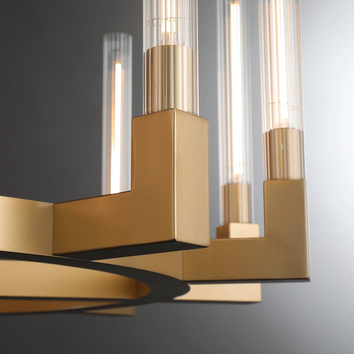Cannel Glass Round Chandelier
