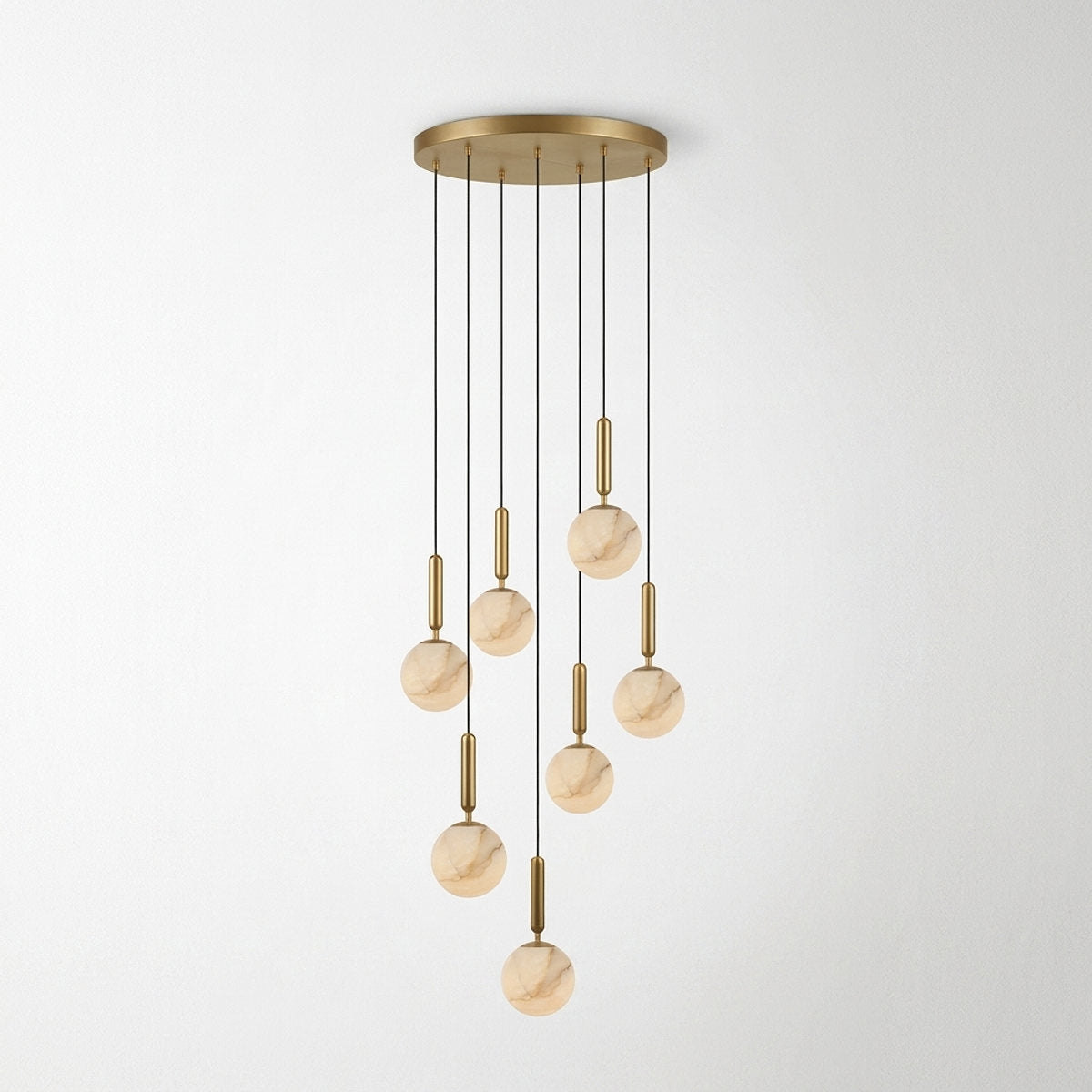Alabaster Globe Pendant Light Collection for Dining Room & Living Room