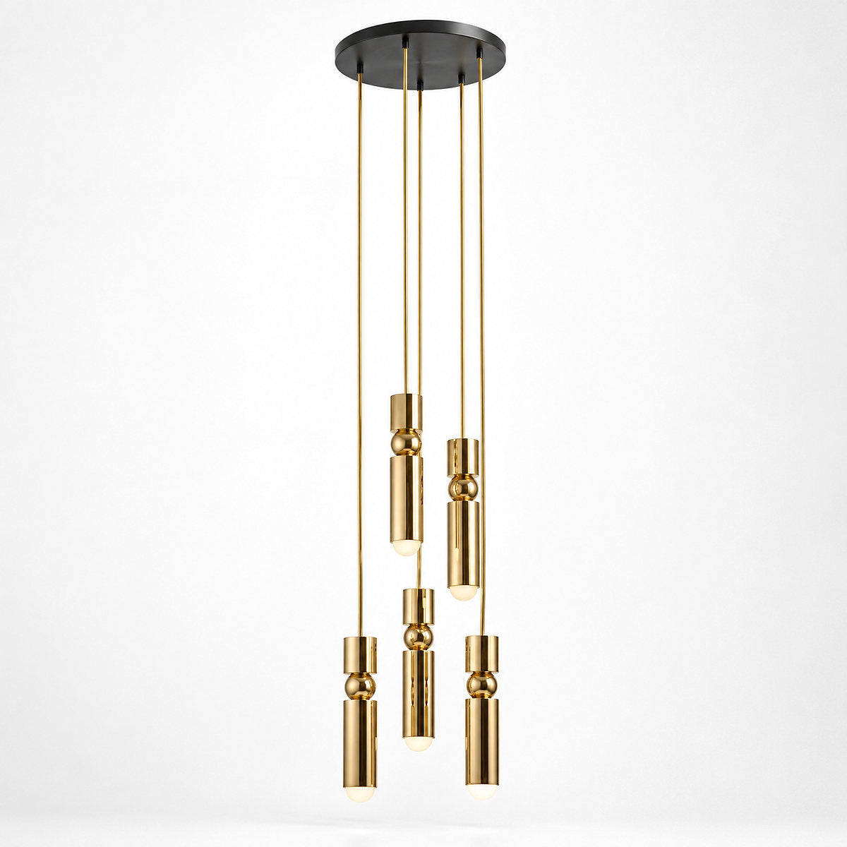 Geometric Cylinder Cluster Pendant Light