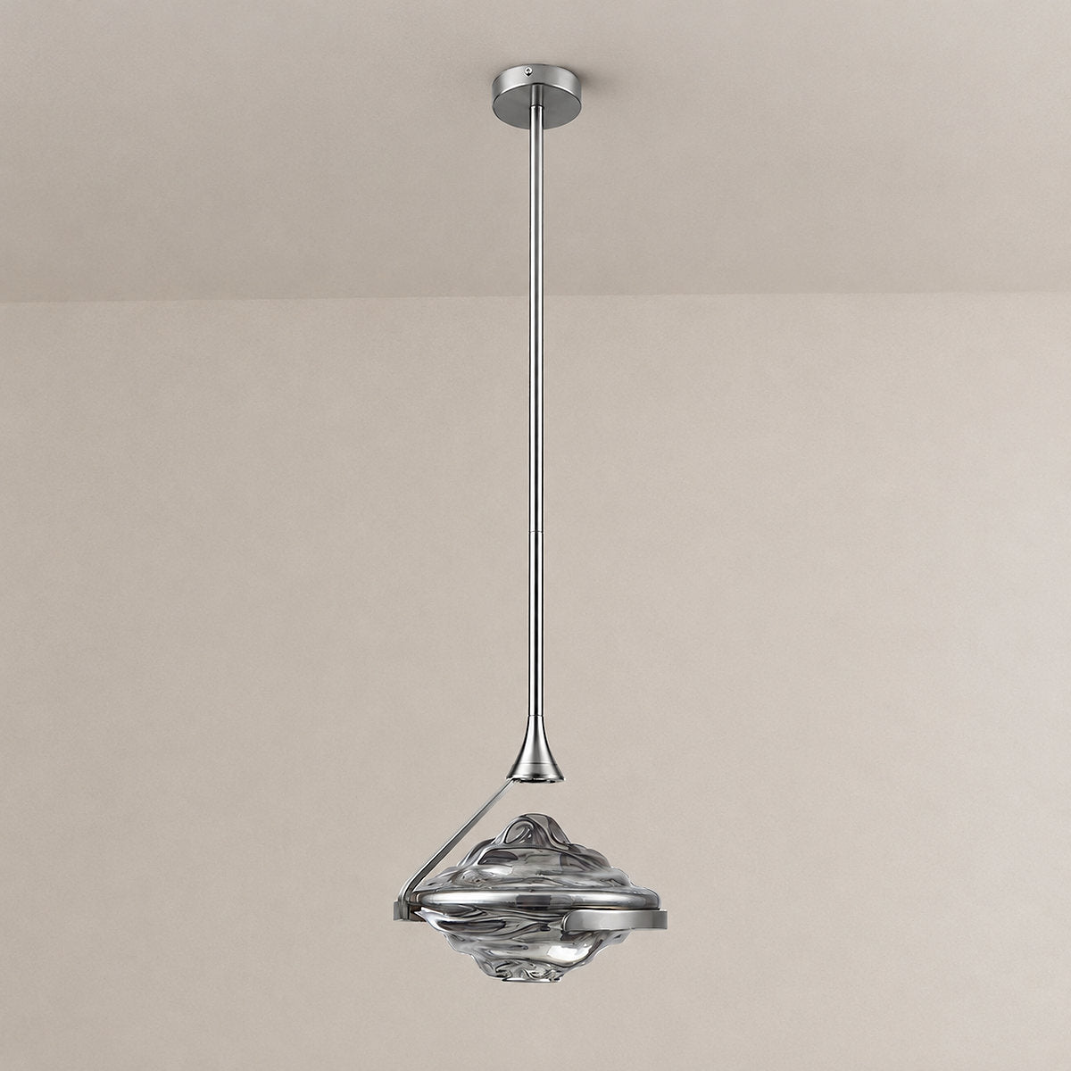 Tricolordeer Geometric Faceted Crystal Pendant Lamp