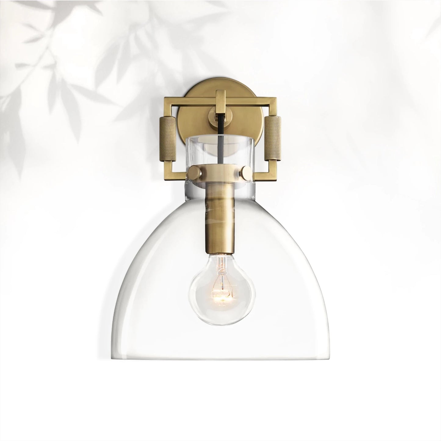 Machine Glass Wall Sconce