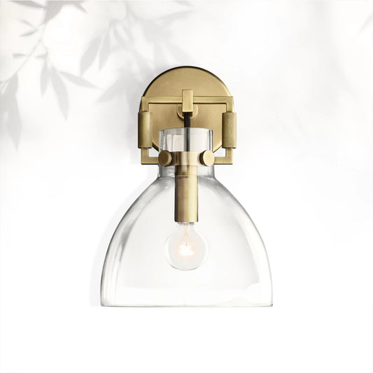 Machine Glass Wall Sconce