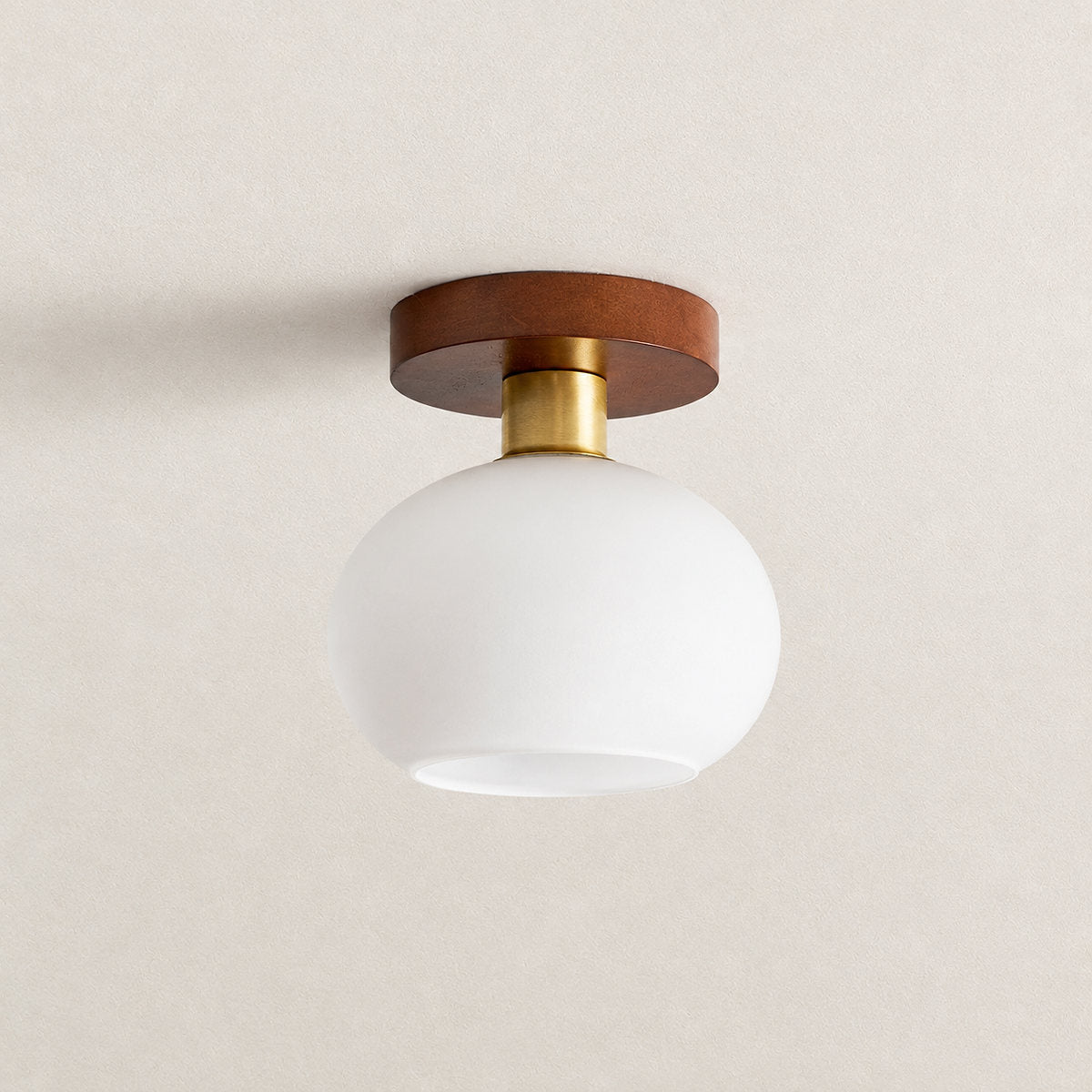 Tricolordeer Artisan Opal Glass Ceiling Lamp