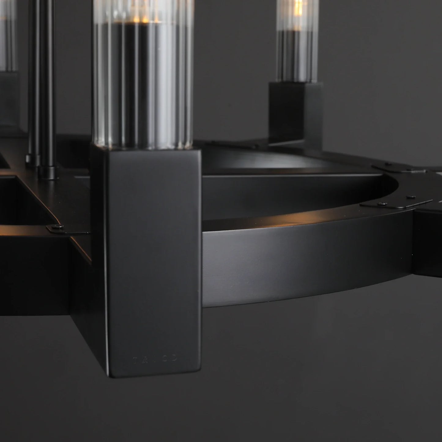 Cannel Glass Round Chandelier