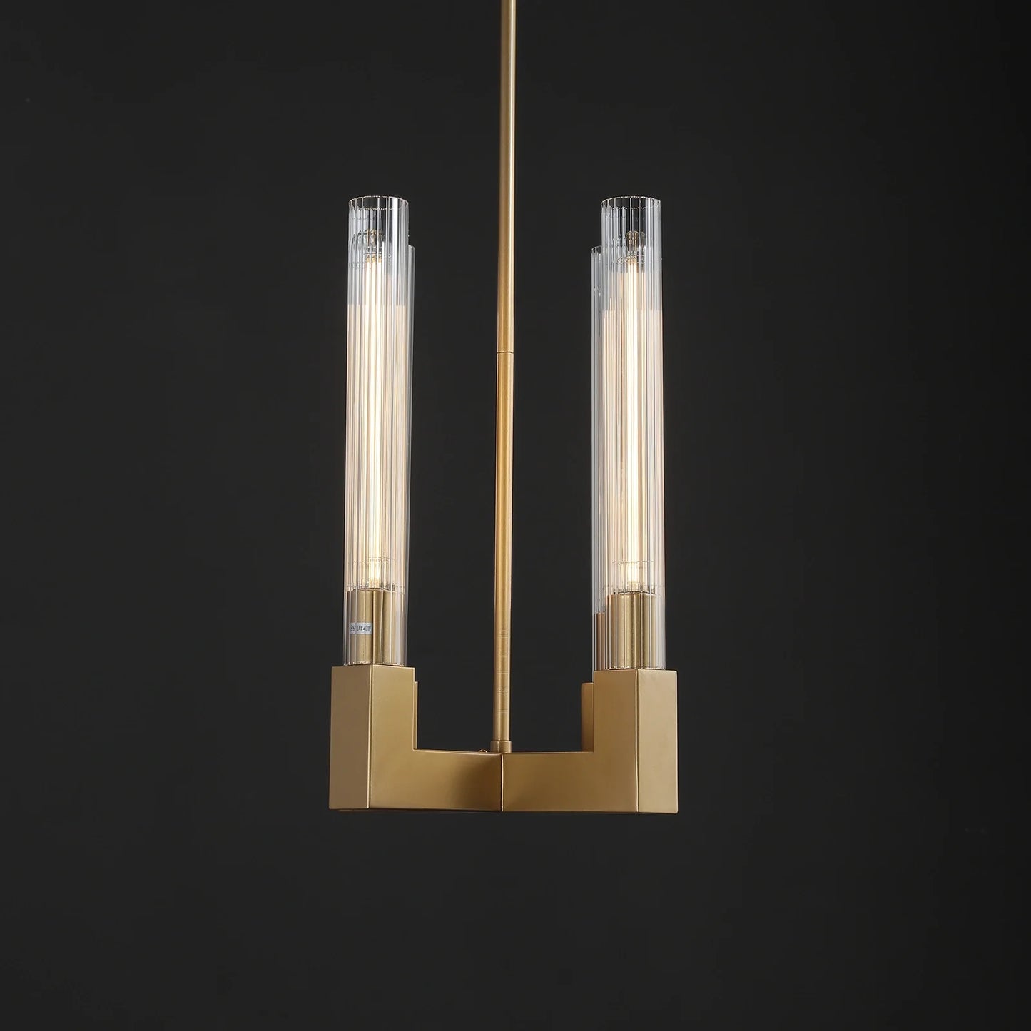 Cannel Glass Round Chandelier
