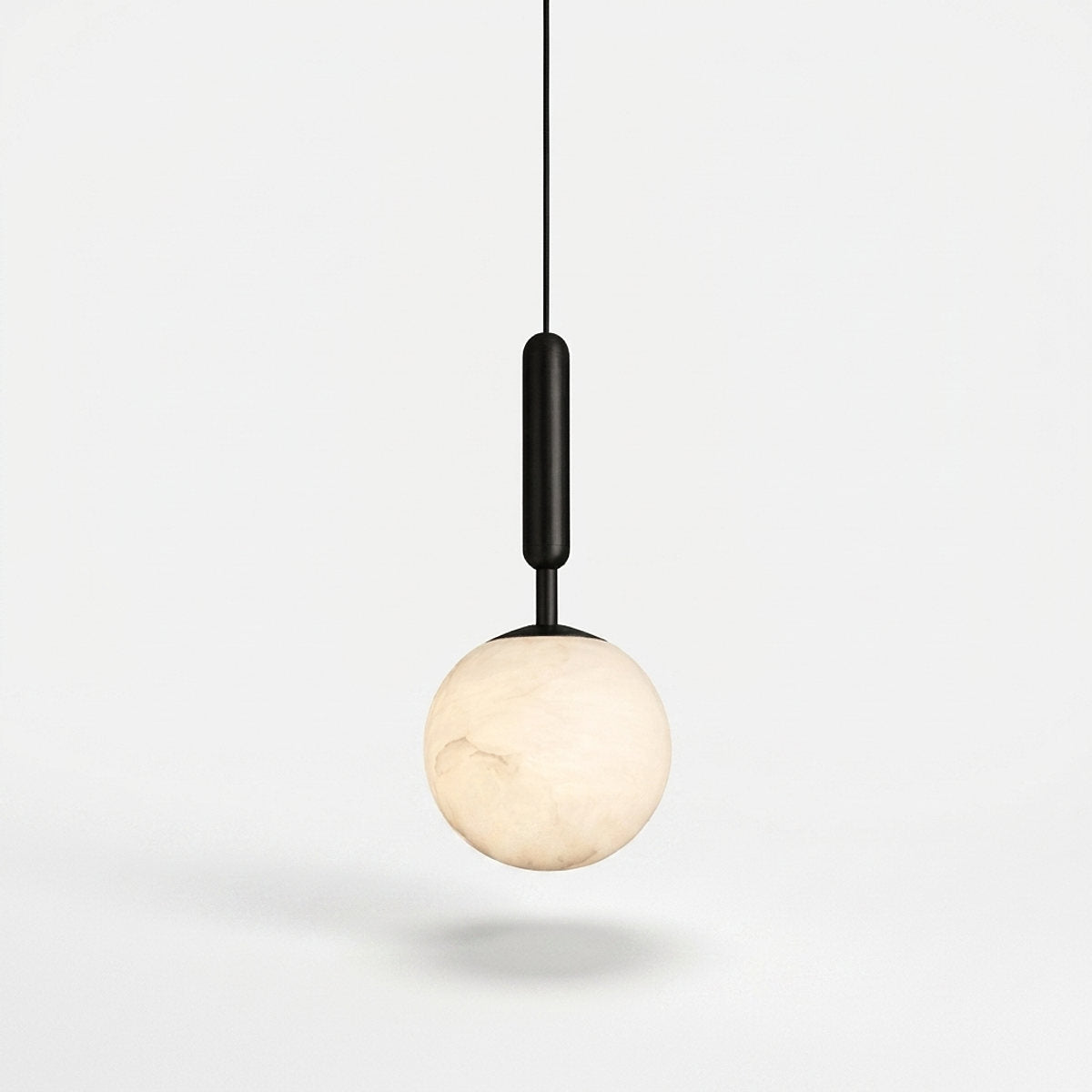 Alabaster Globe Pendant Light Collection for Dining Room & Living Room