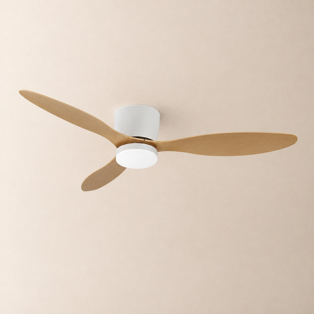 Tricolordeer Contemporary Wood Blade Ceiling Fan Light