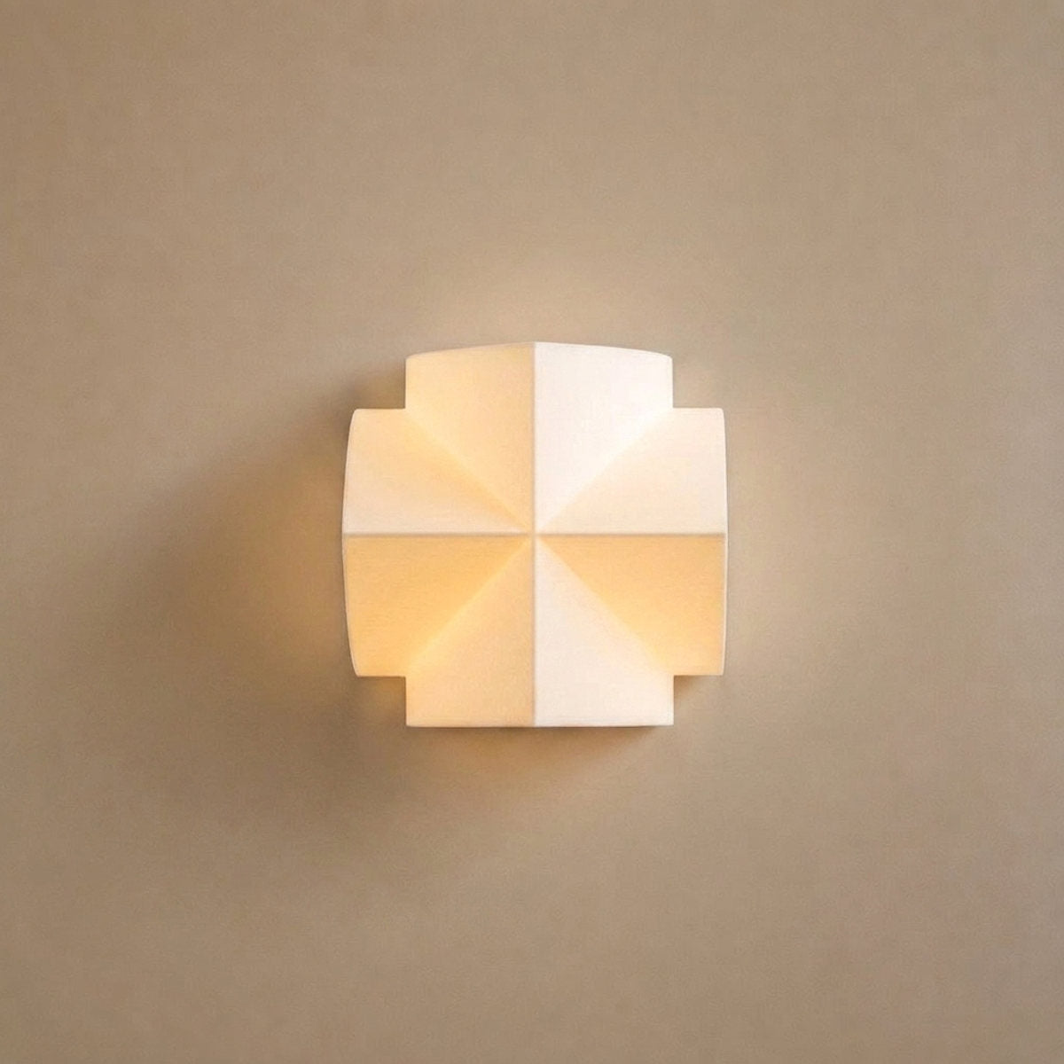 Naala Wall Lamp, 3.7~5.5-Inch x H 7.5~10.6-Inch, Gold & White for Living Room