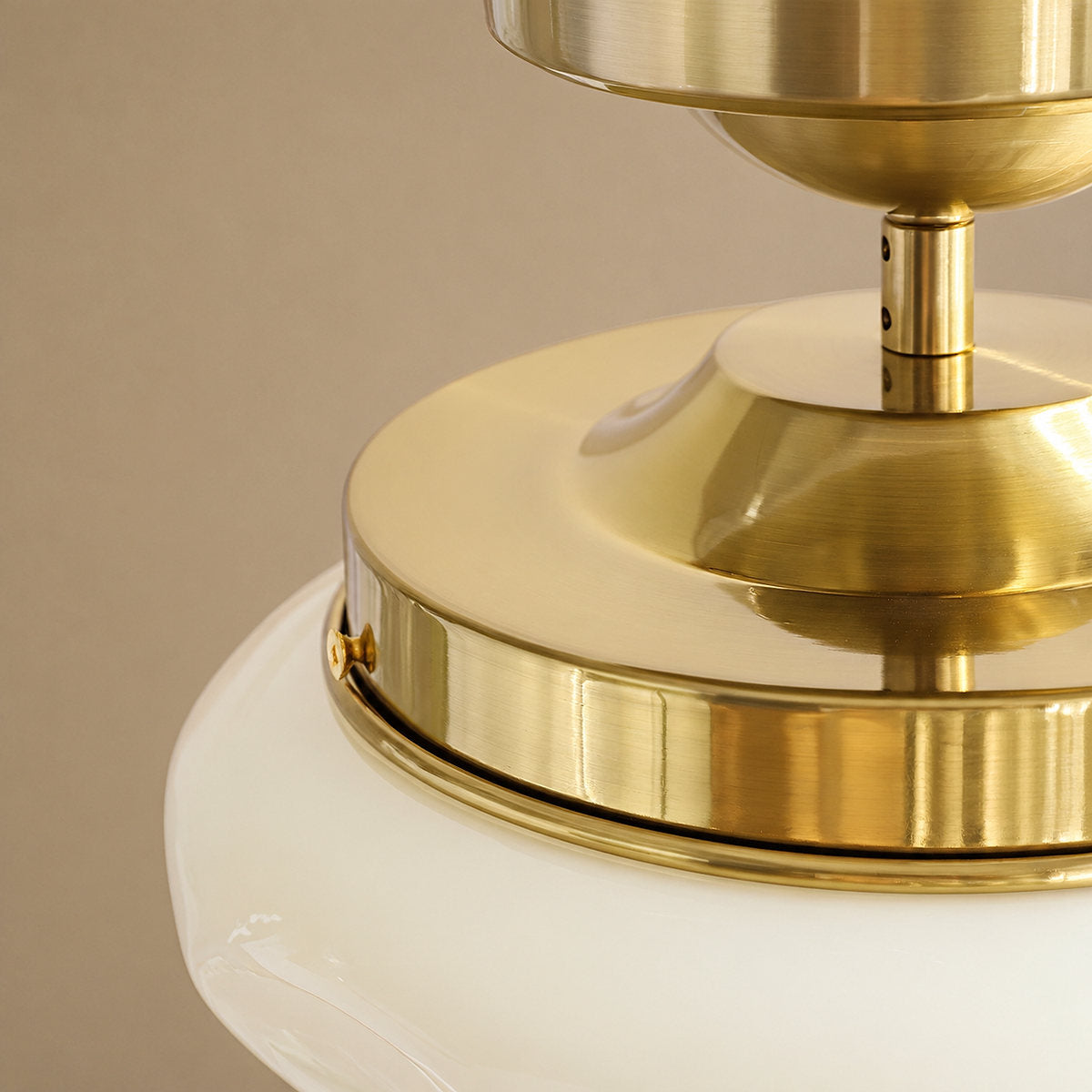 Tricolordeer Art Deco Glass Ceiling Lamp