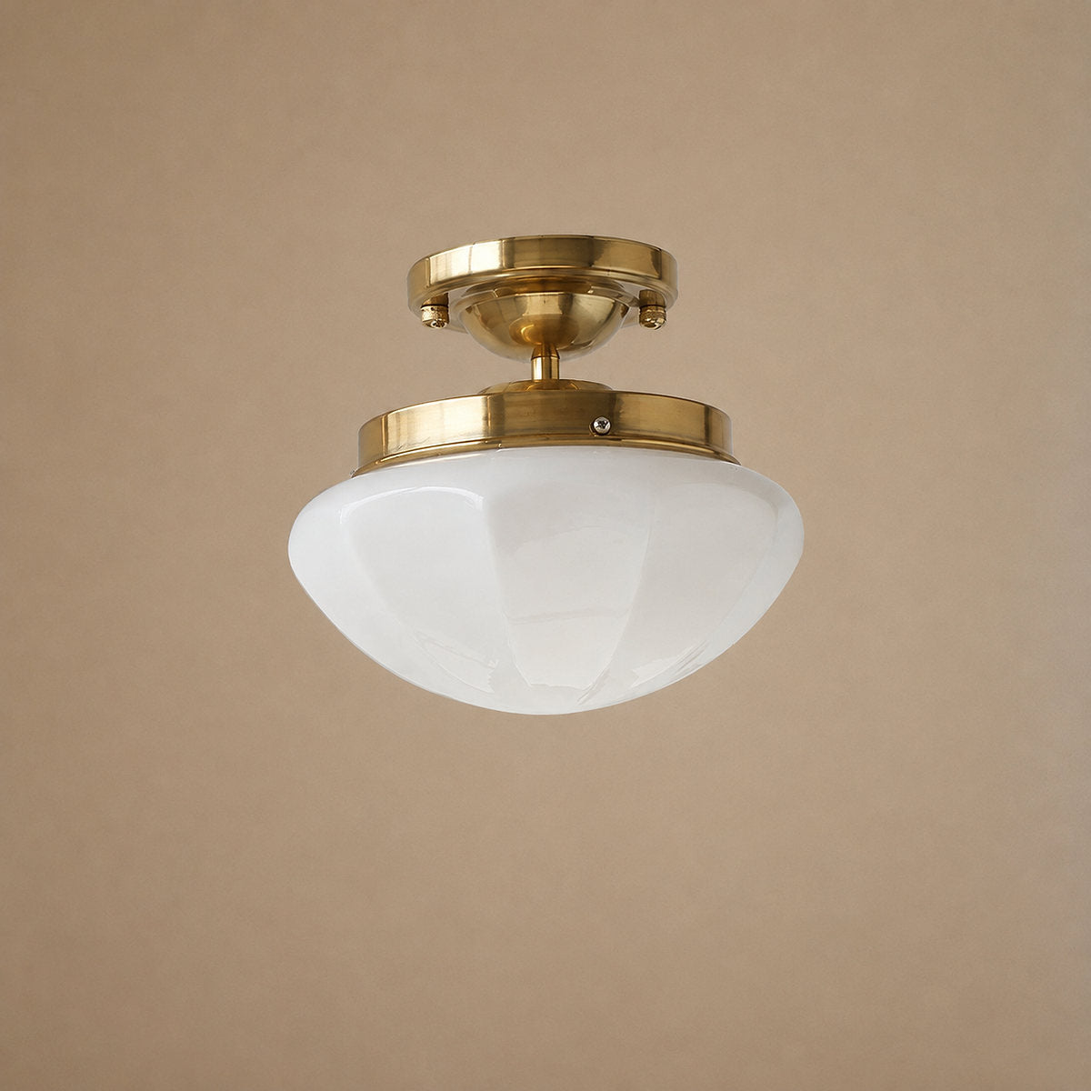 Tricolordeer Art Deco Glass Ceiling Lamp