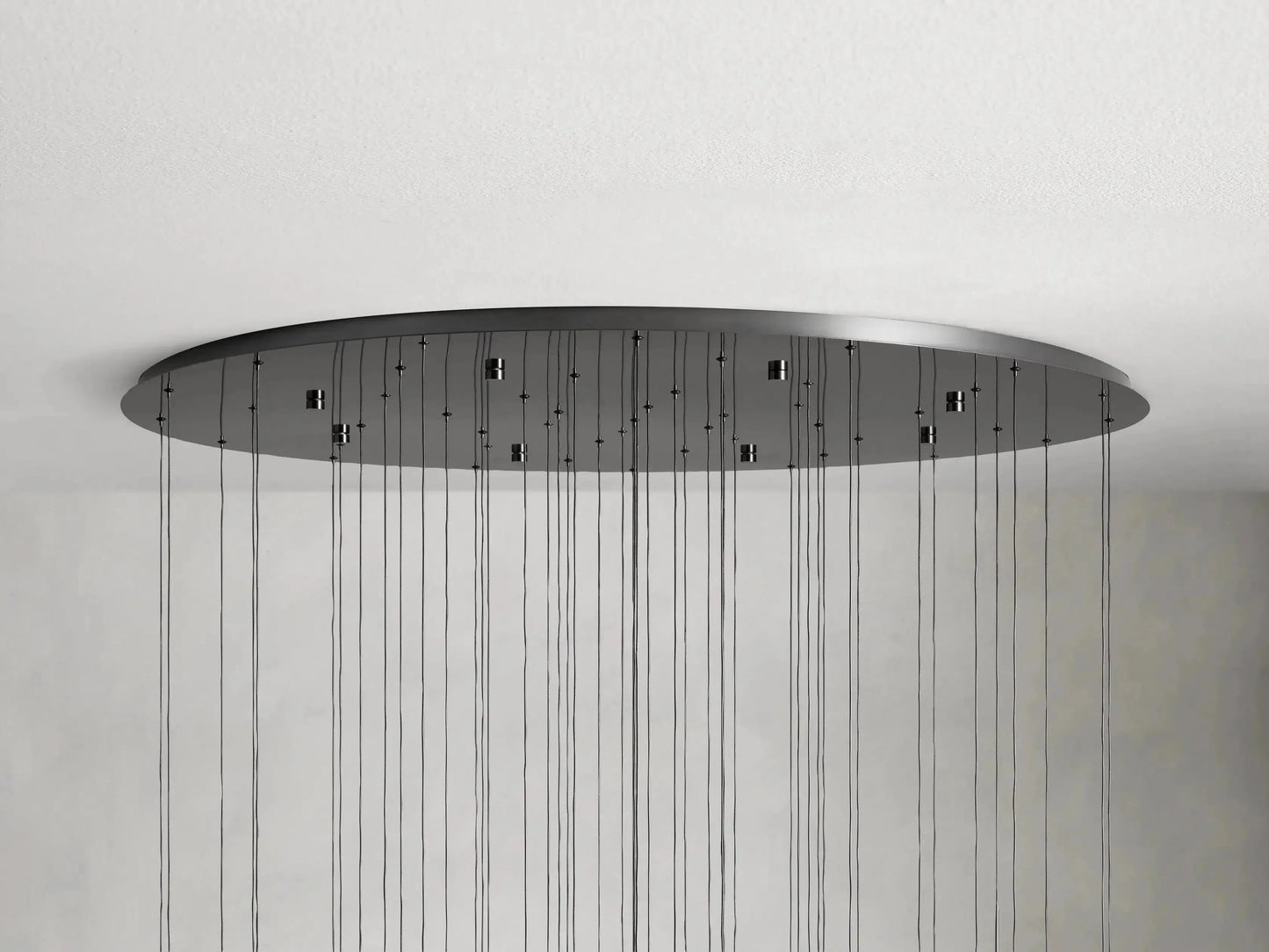 Soltaire Raindrop Round Chandelier 58"W