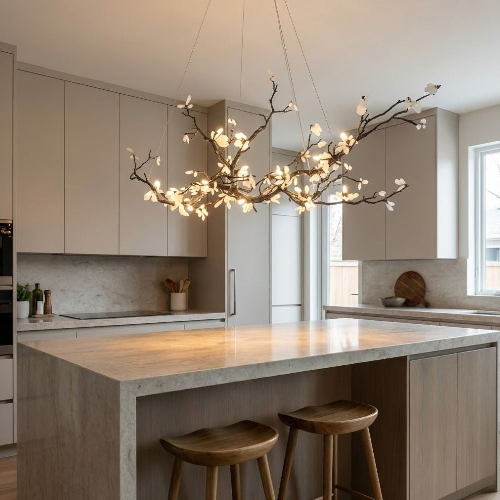 Barhed Tree Branch Chandelier