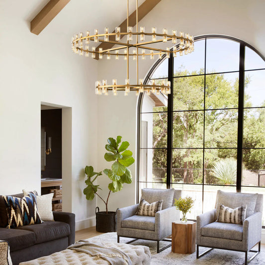 Arcachen Crystal Round Chandelier