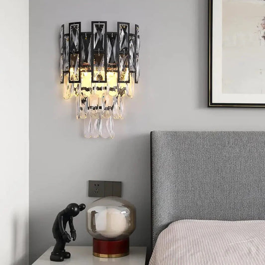 Mini Crystal Wall Sconce
