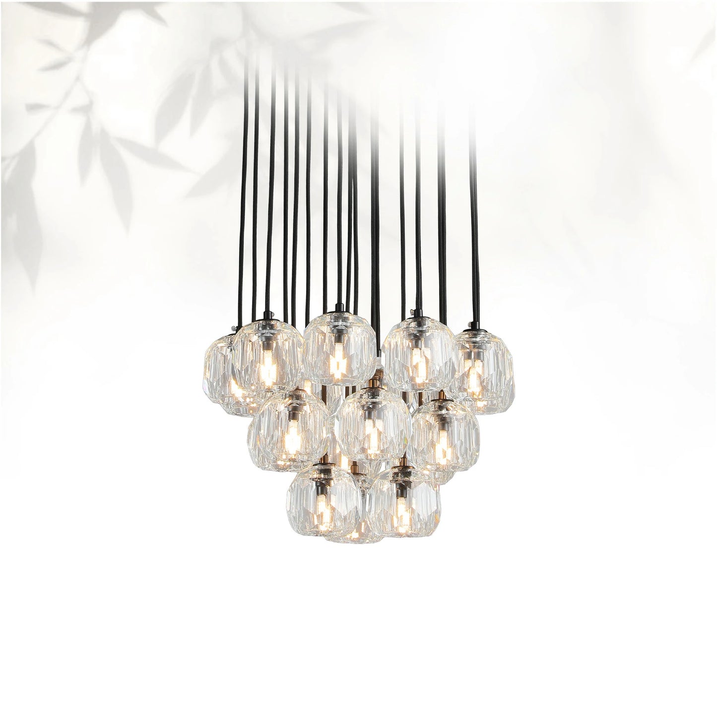 Boule Do Crystal Cluster Round Chandelier