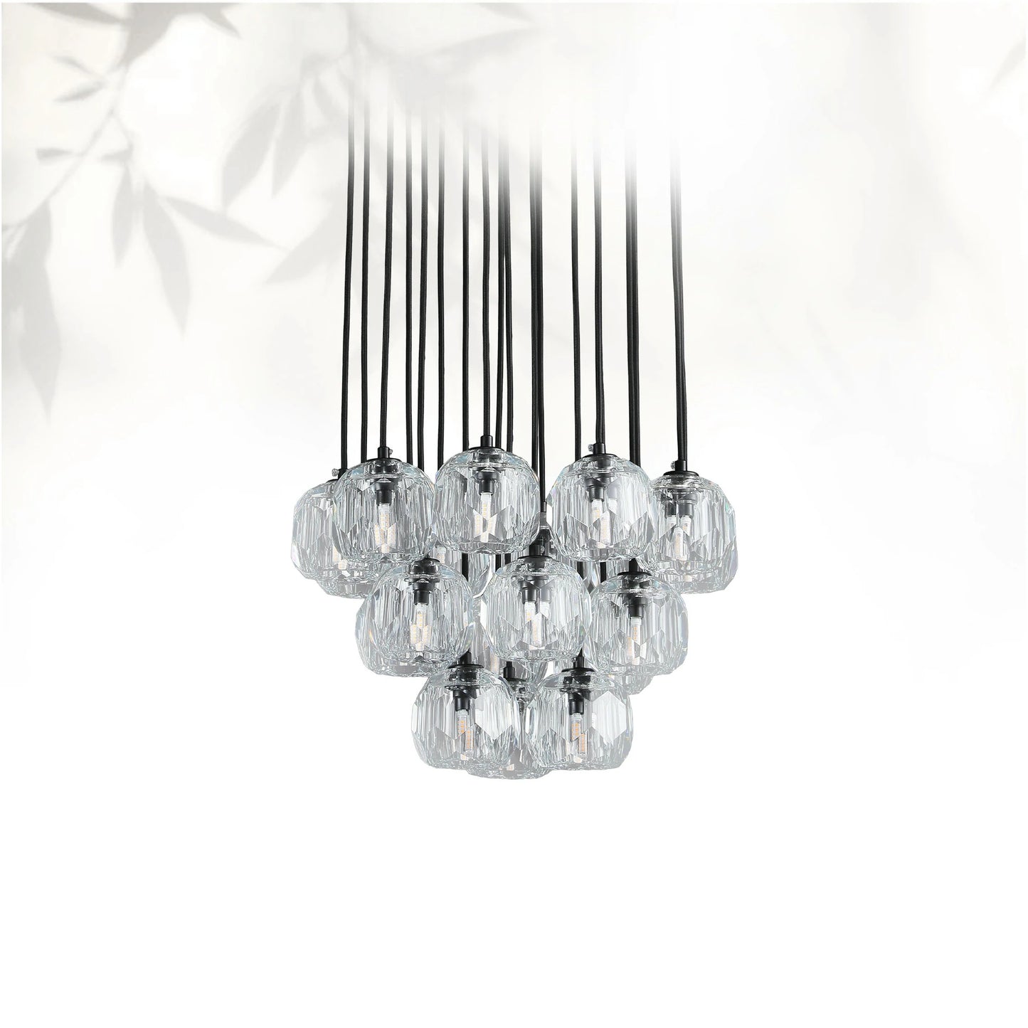 Boule Do Crystal Cluster Round Chandelier