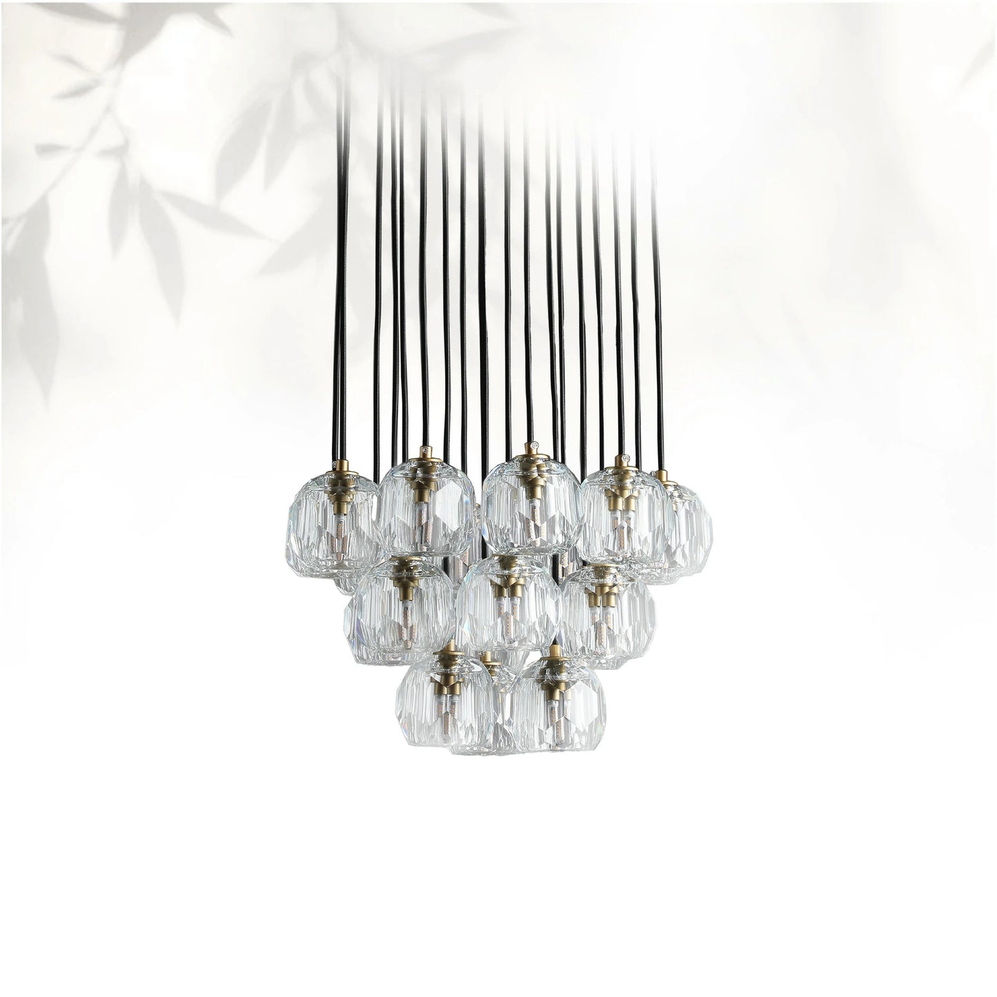 Boule Do Crystal Cluster Round Chandelier