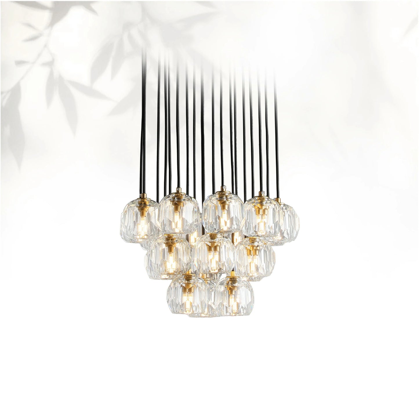 Boule Do Crystal Cluster Round Chandelier