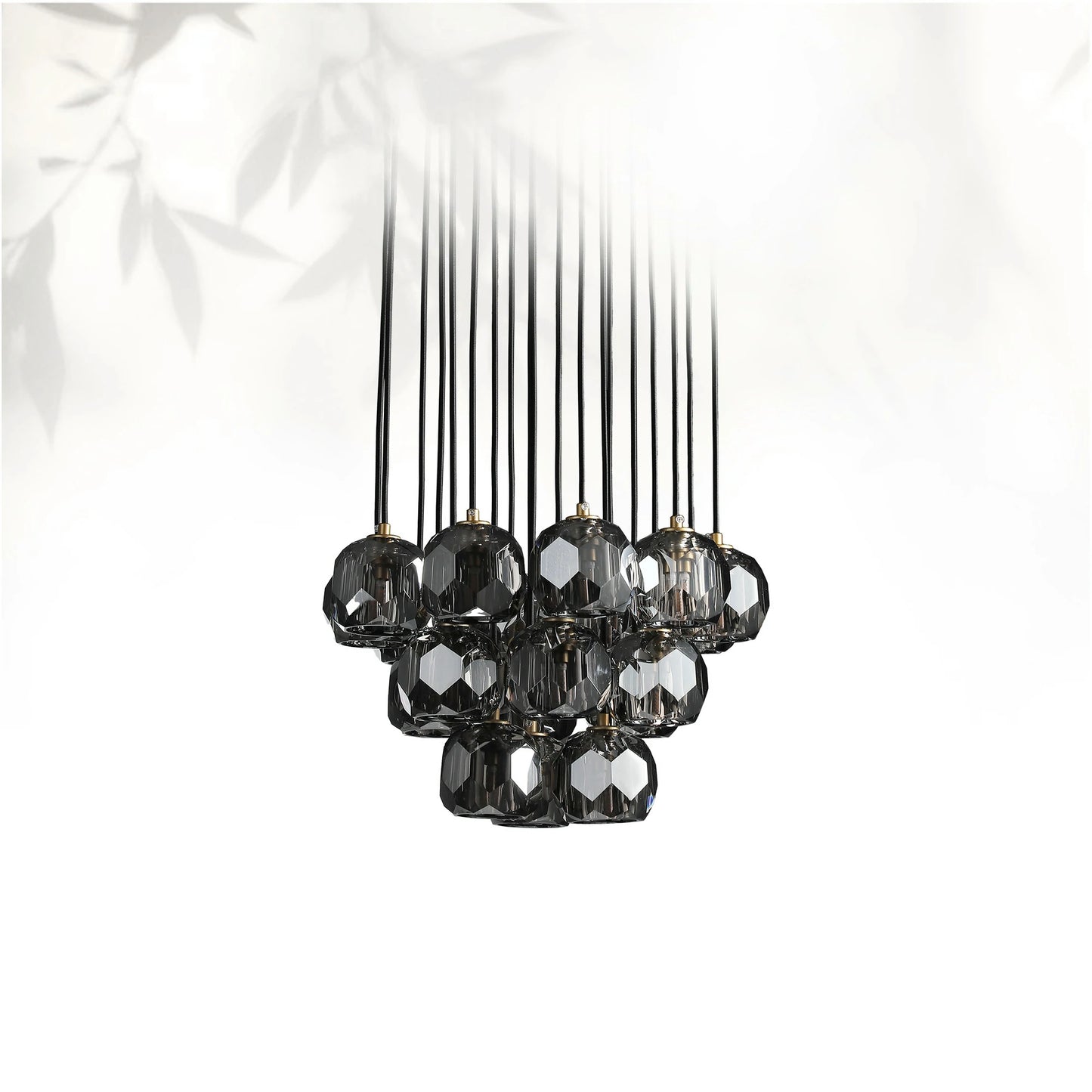 Boule Do Crystal Cluster Round Chandelier