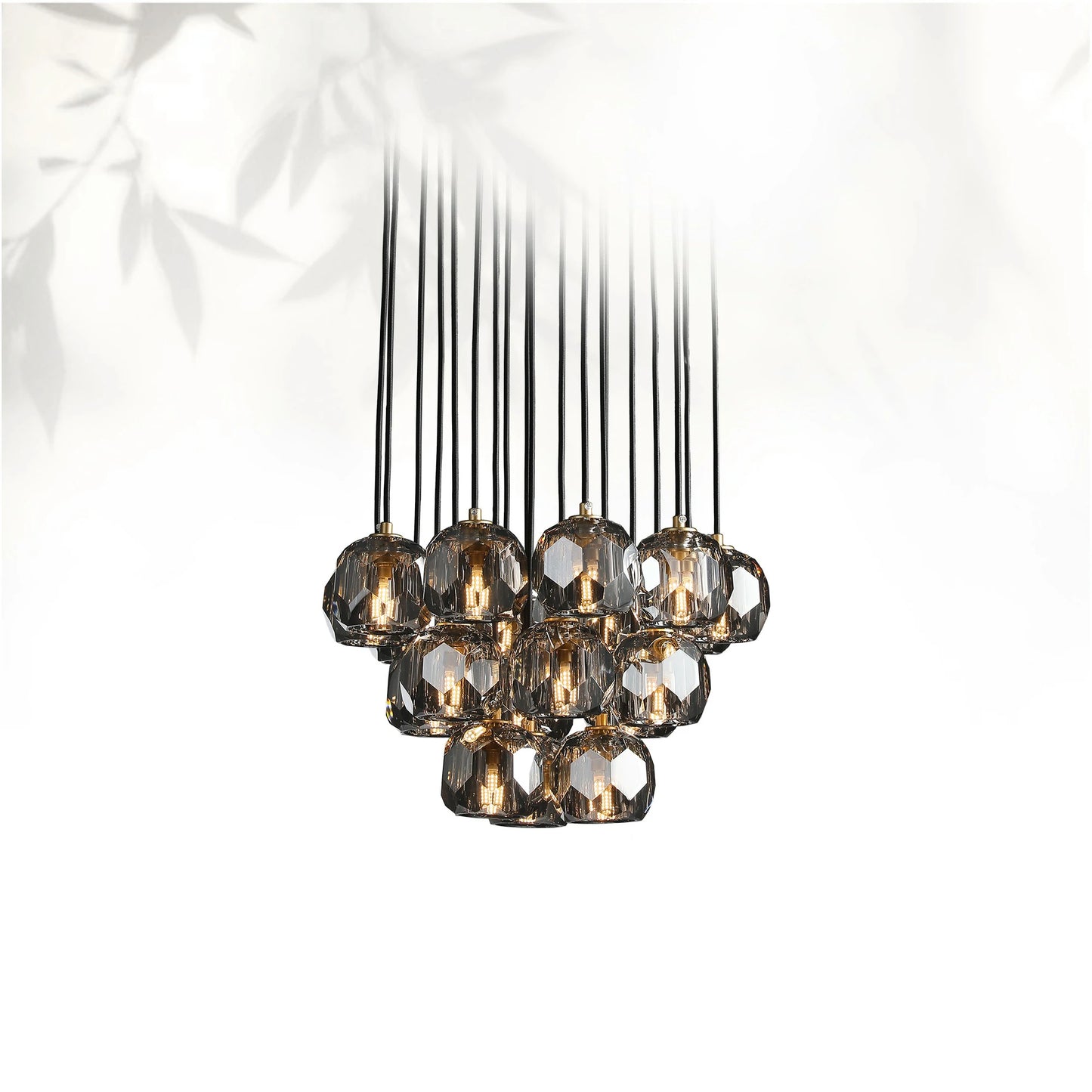 Boule Do Crystal Cluster Round Chandelier