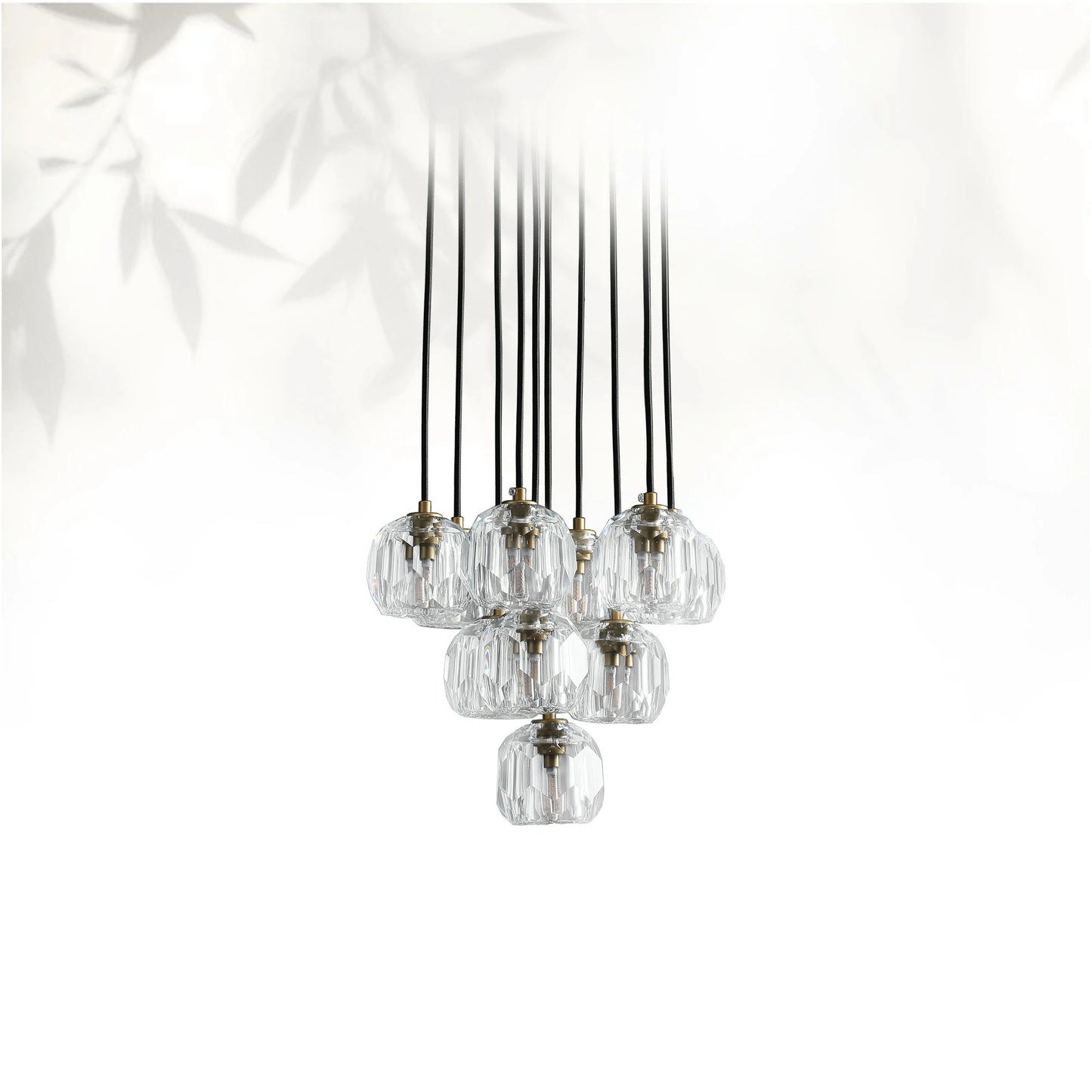 Boule Do Crystal Cluster Round Chandelier