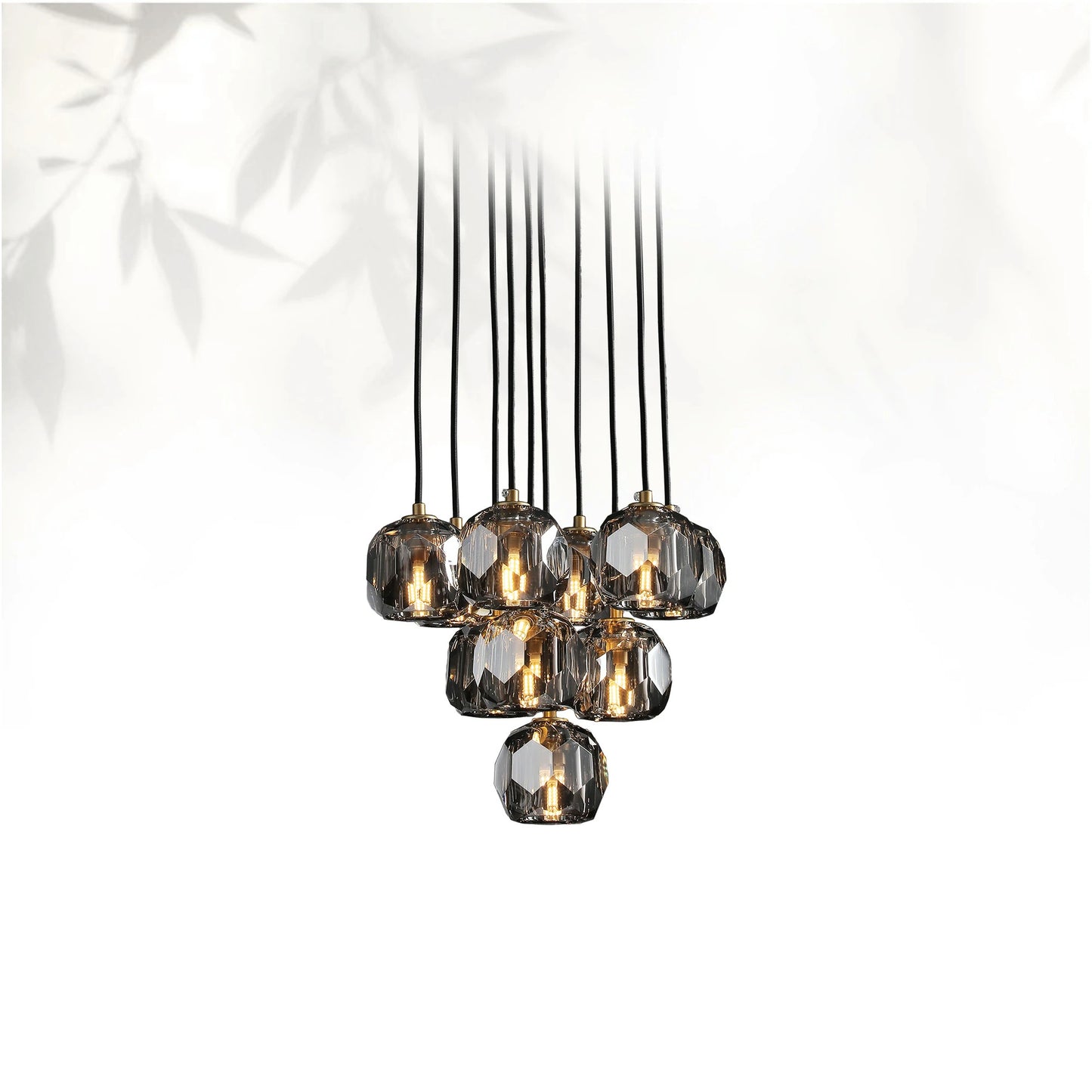 Boule Do Crystal Cluster Round Chandelier