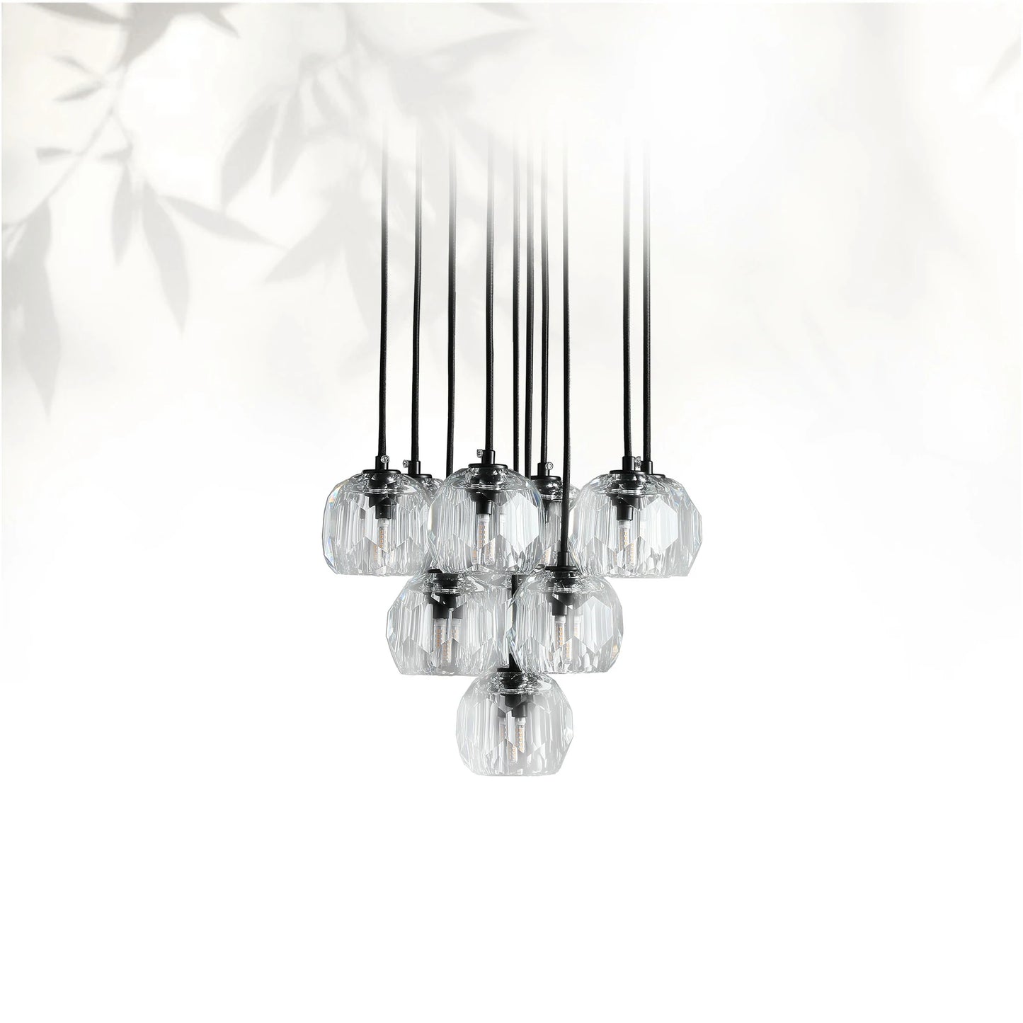 Boule Do Crystal Cluster Round Chandelier
