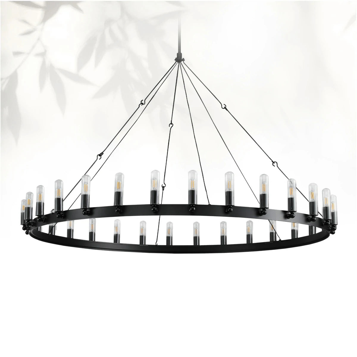 Camins Vintage Filament Outdoor Round Chandelier